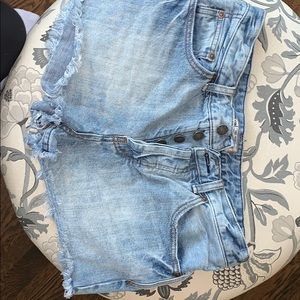 Free people jean shorts